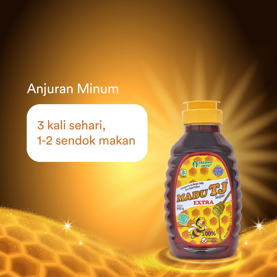 Madu TJ Super Botol 500gram