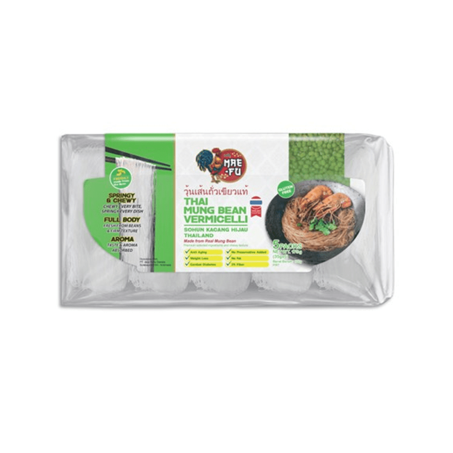 Mae-Fu Thai Mungbean Vermicelli Sohun 175gram