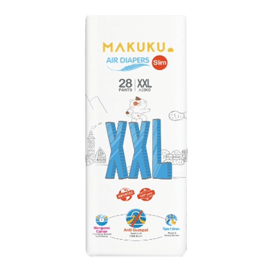 Makuku XXL28 Diapers Slim Pants 1pack