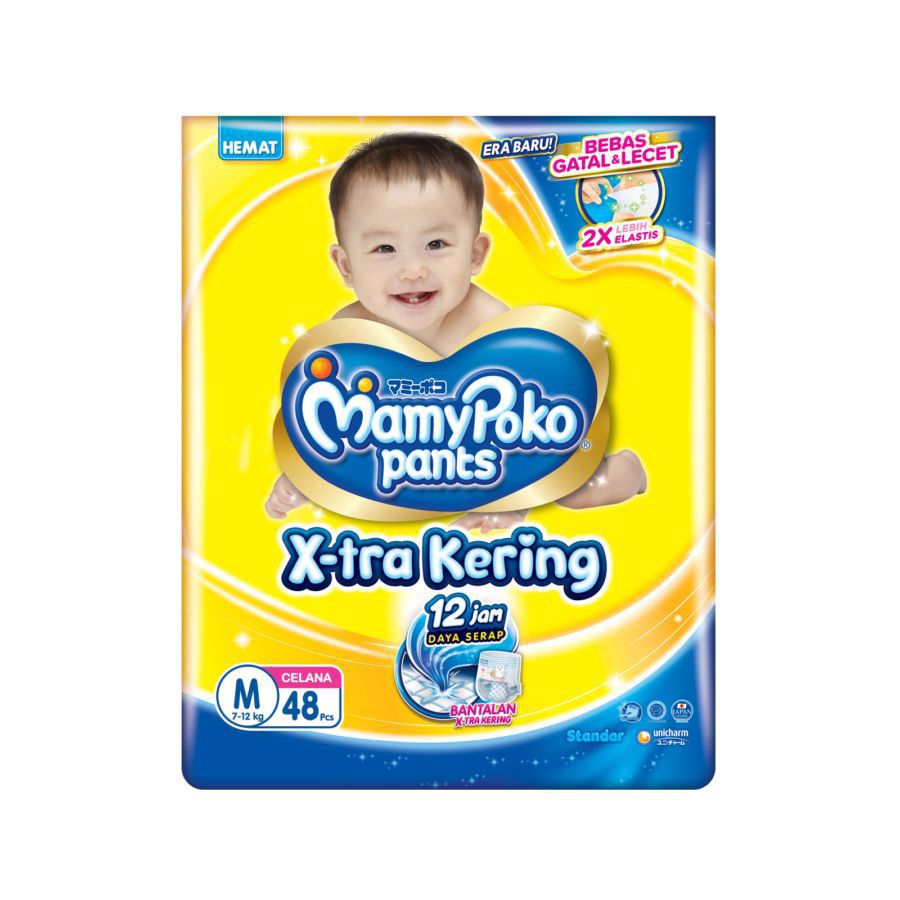 MamyPoko X-Tra Kering Pants Diapers M48 1pack