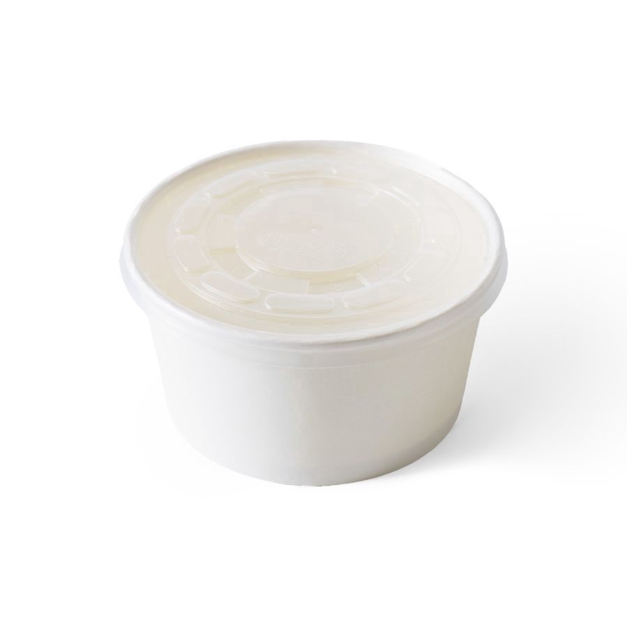 Mangkok Kertas Bowl Kapasitas 650 ml A Basics 10pcs