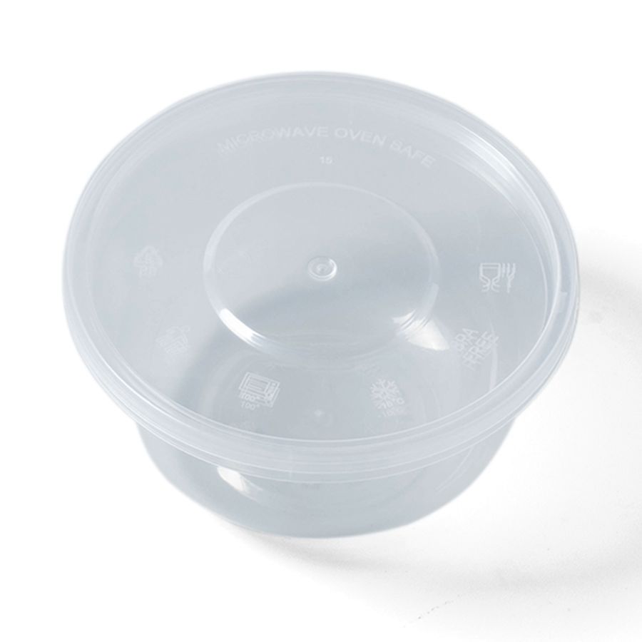 Mangkok Plastik Thinwall Bowl Kapasitas 400 ml A Basics 12pcs