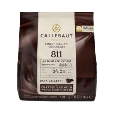 Callebaut Dark Well Bitter 811 54.5% Couverture Chocolate Cooking