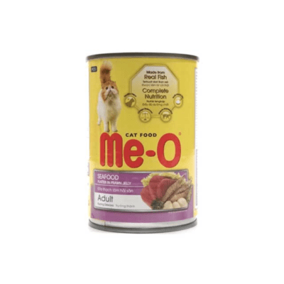 Me-O Seafood Adult Makanan Kucing Canned