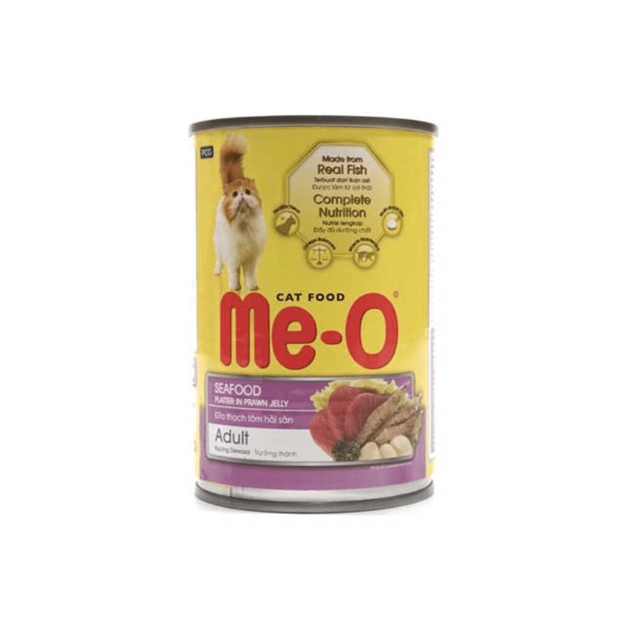 Me-O Seafood Adult Makanan Kucing Canned 400gram
