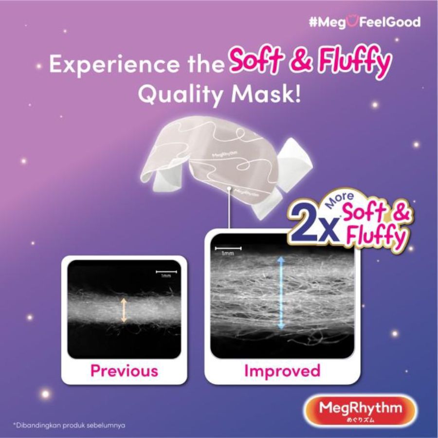 Megrhythm Steam Eye Mask Lavender Scent 1 pc 20gram