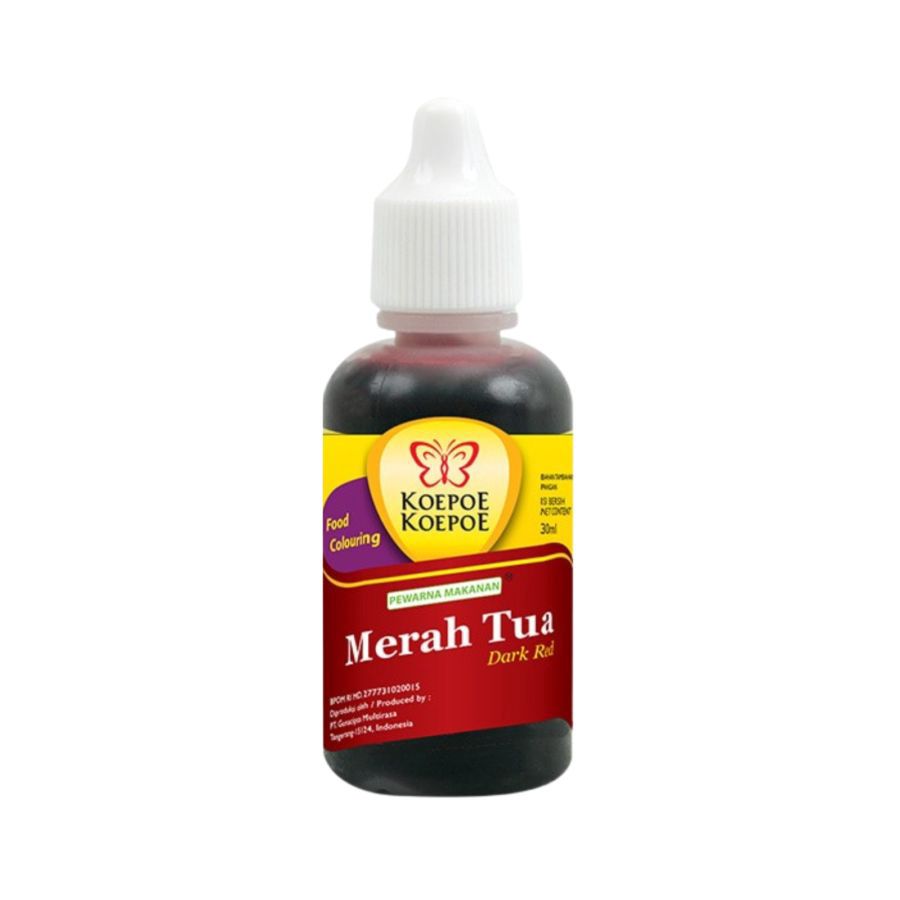 Koepoe Koepoe Pewarna Makanan Merah Tua 30ml