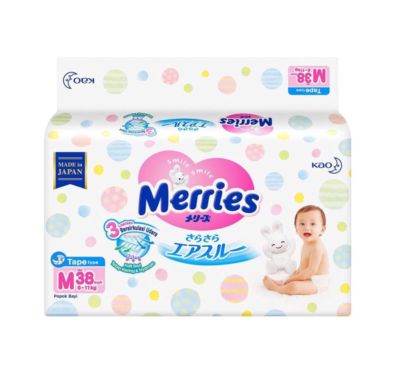 Merries Tape Diapers M38