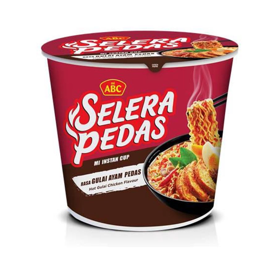 ABC Selera Pedas Kuah Gulai Ayam Pedas Mie Instan Cup 60gram