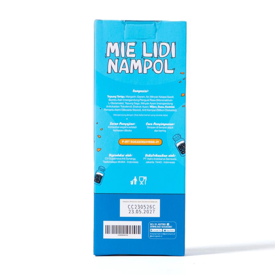 Mie Lidi Nampol Asin Klasik Astro Goods 50gram