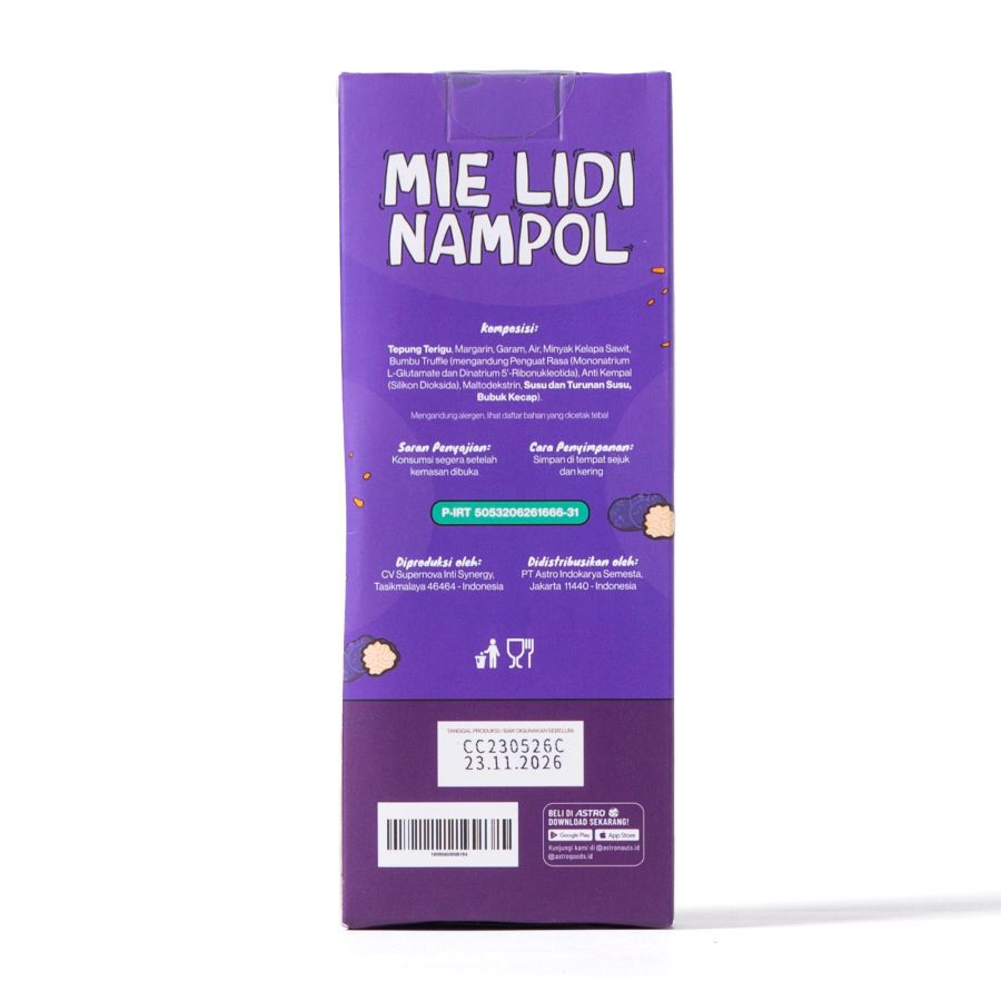 Mie Lidi Nampol Truffle Astro Goods 50gram