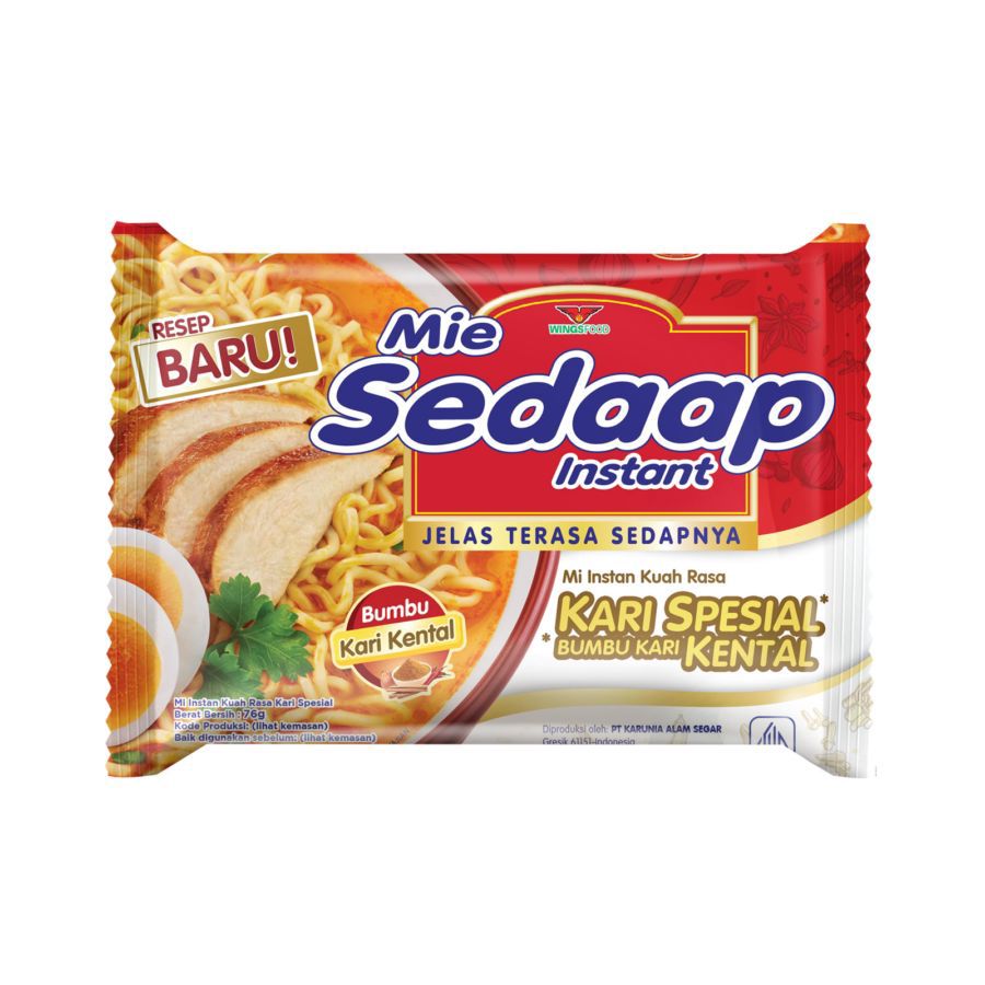 Mie Sedaap Kuah Kari Spesial Mie Instan 76gram