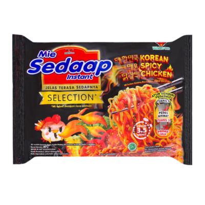 Mie Sedaap Selection Korean Spicy Chicken Mie Instan