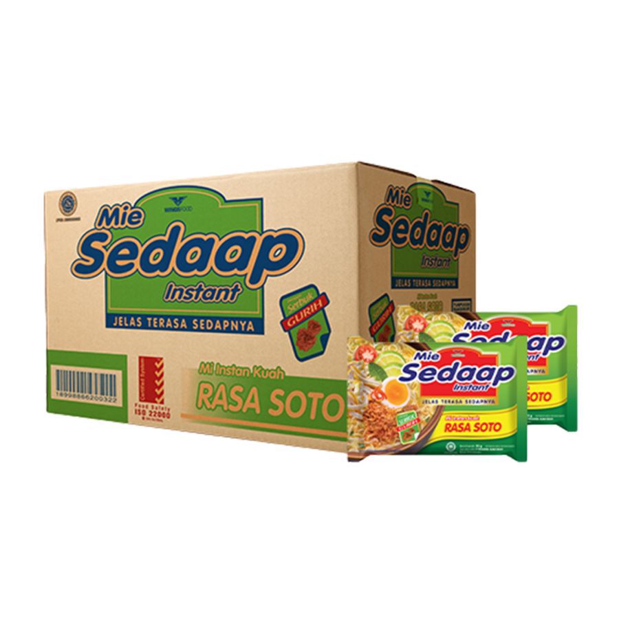 Mie Sedaap Kuah Soto Mie Instan Dus 40pcs