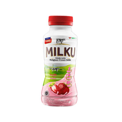 Milku Strawberry Susu UHT