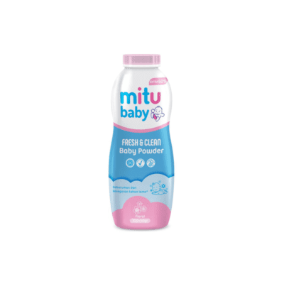Mitu Baby Powder Fresh & Clean Pink Floral 150gram 150gram