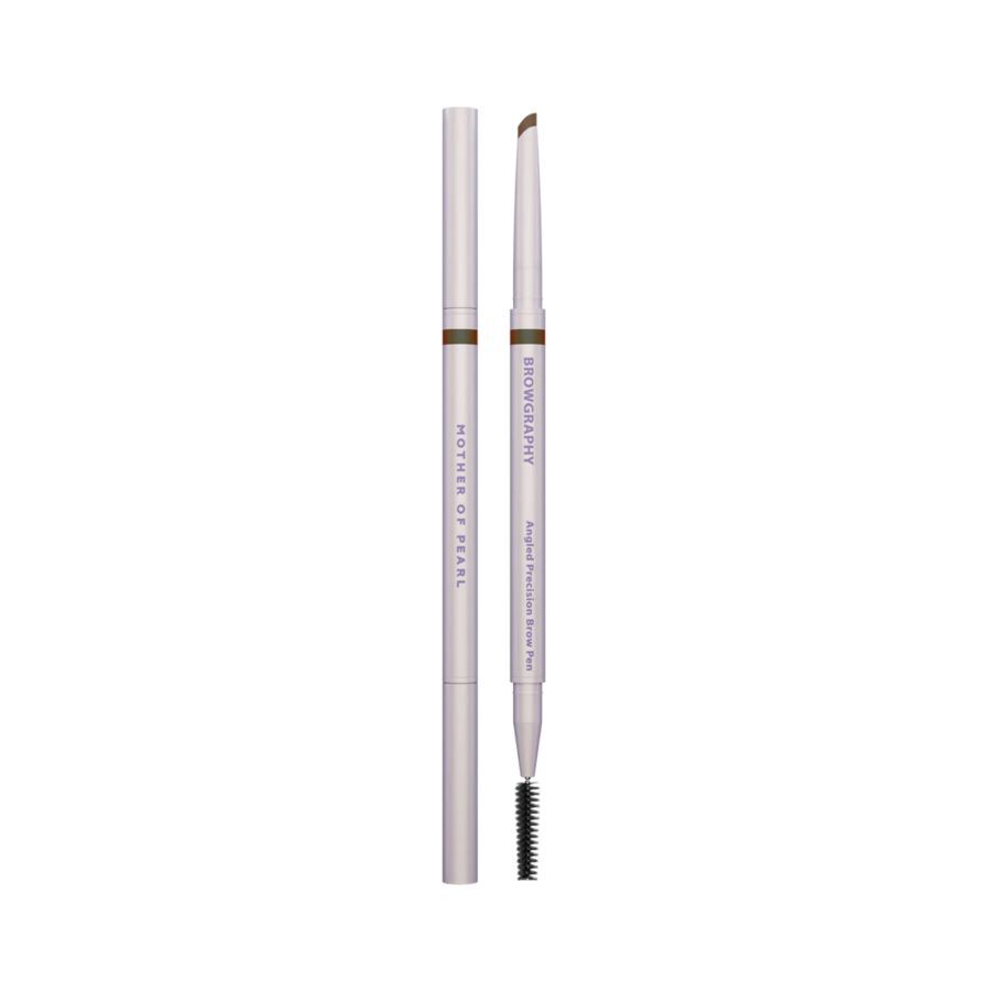 Mother of Pearl Angled Precision Dark Brown Brow Pen 1pcs