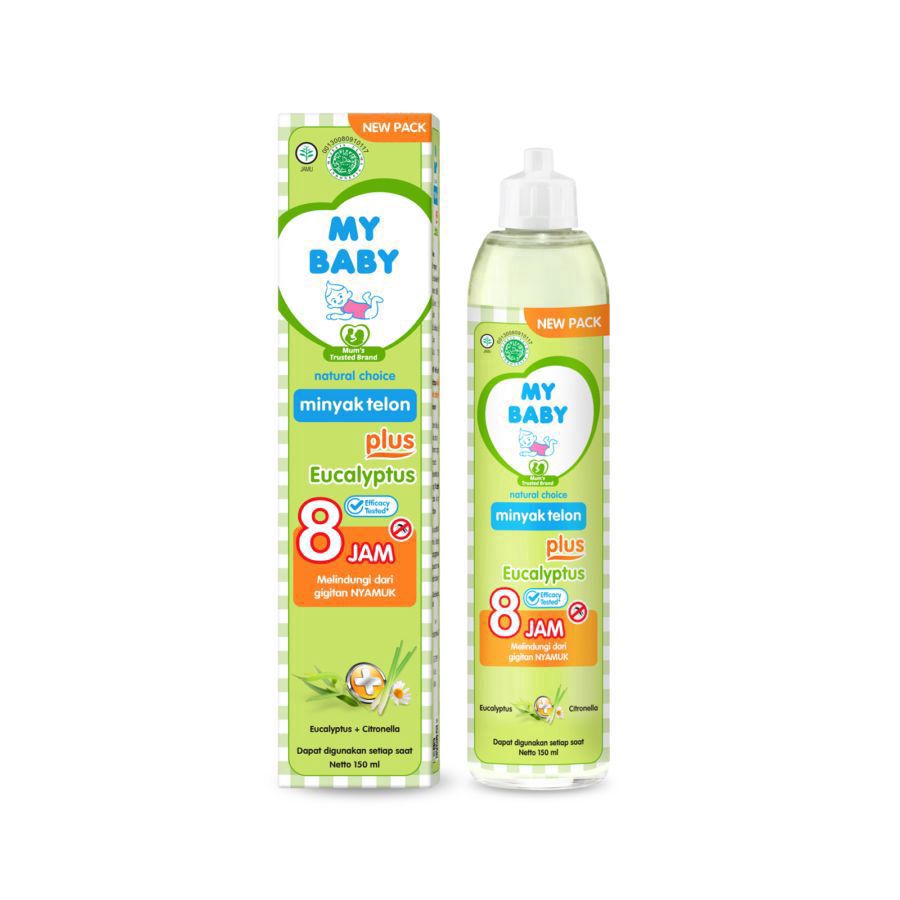 My Baby Minyak Telon Plus Eucalyptus Perawatan Bayi 150ml