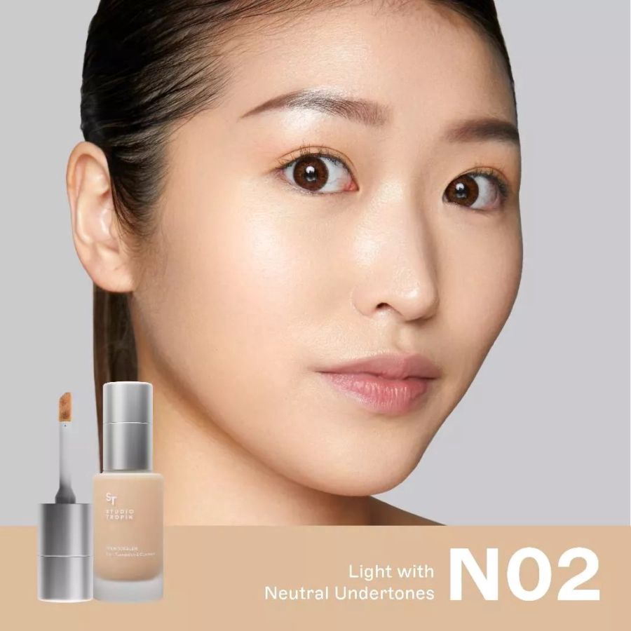 Studio Tropik Foundcealer 2 in 1 N02 Foundation & Concealer 27gram
