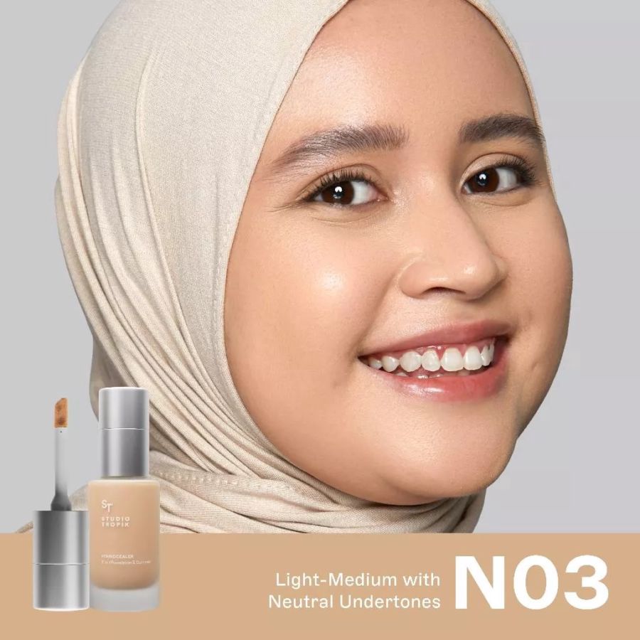 Studio Tropik Foundcealer 2 in 1 N03 Foundation & Concealer 27gram