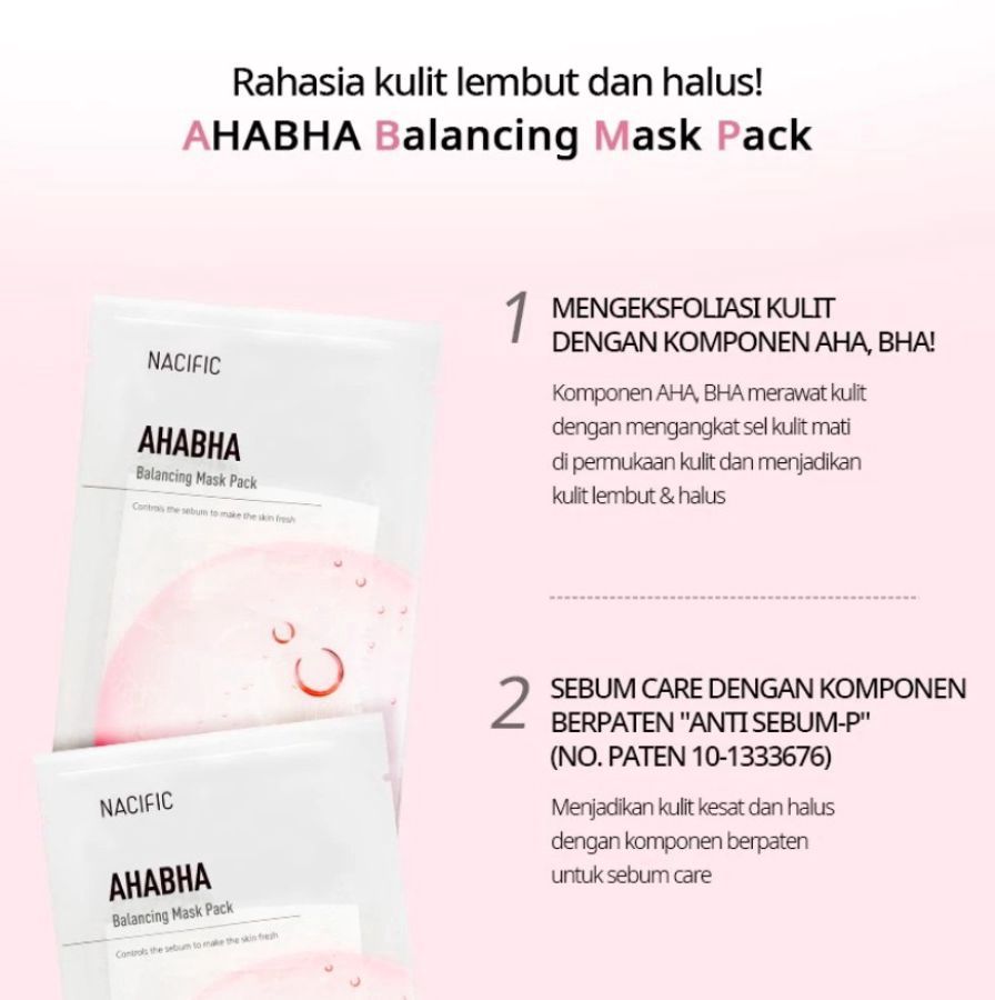 NACIFIC AHABHA Balancing Sheet Mask 30gram