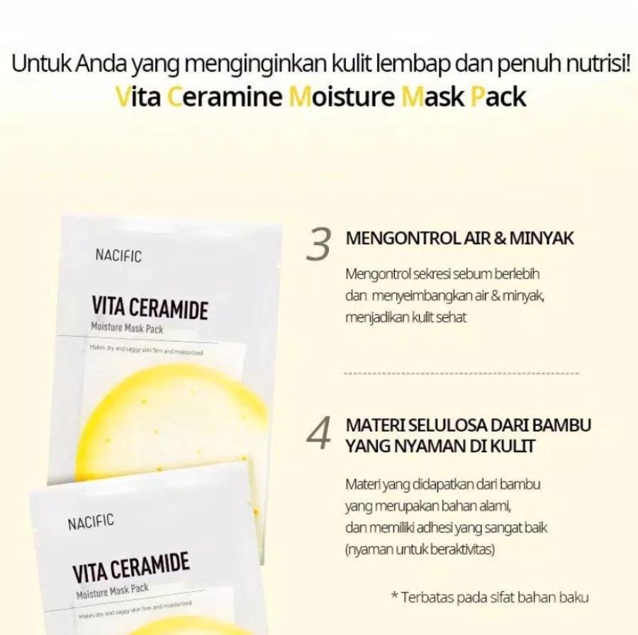 NACIFIC Vita Ceramide Moisture Sheet Mask 30gram