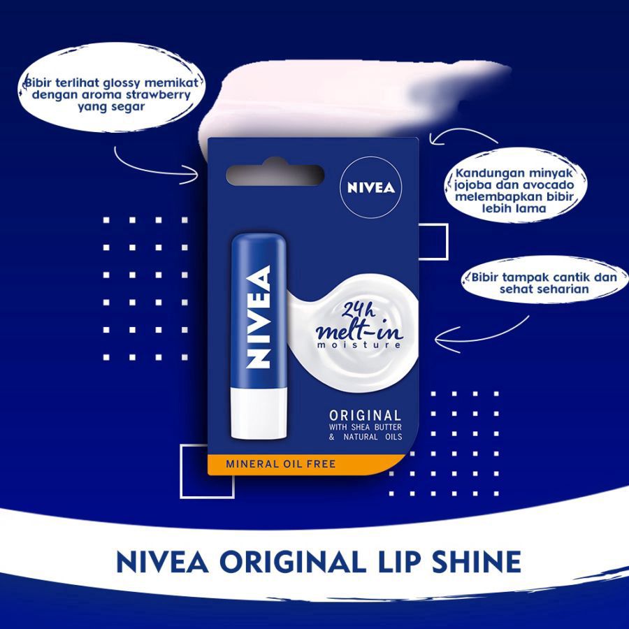 NIVEA Original Lip Balm 4gram