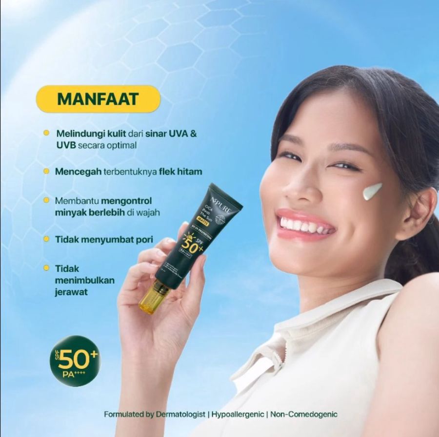 NPURE Cica Beat The Sun Matte Sunscreen SPF 50+ PA++++ 35ml