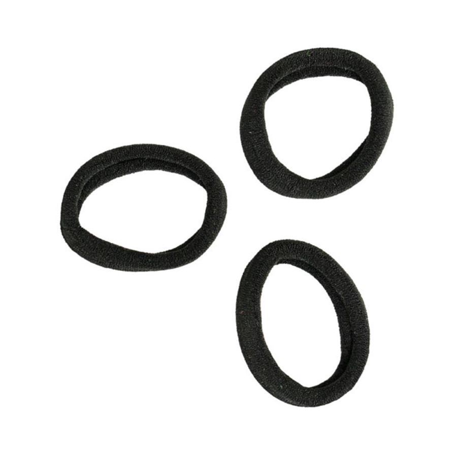 Karet Rambut Elastis Hitam A Basics 1pack