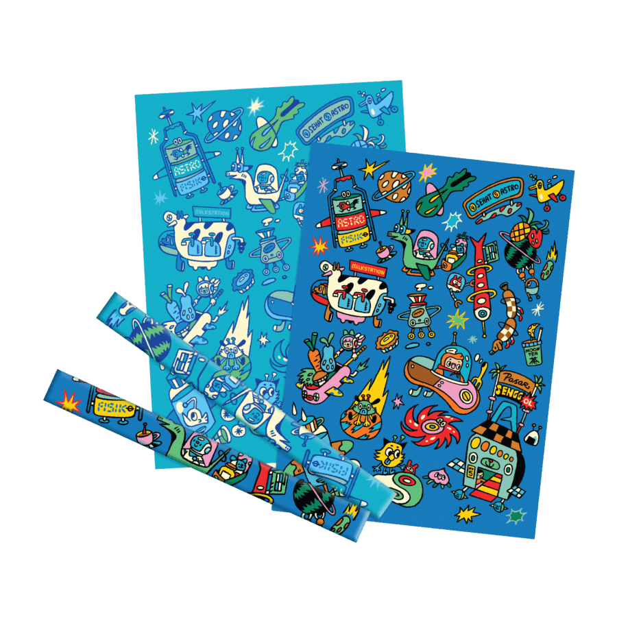 Nebula Gift Wrap Deep Blue Astro x Yoel K 1pcs