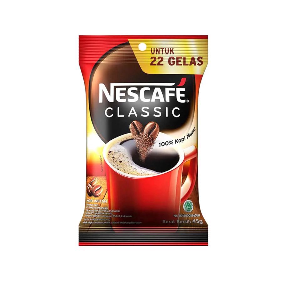 Nescafe Classic Kopi Bubuk Bag 45gram