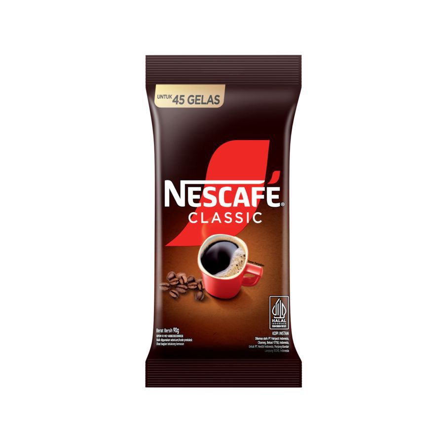 Nescafe Classic Kopi Bubuk Bag 90gram