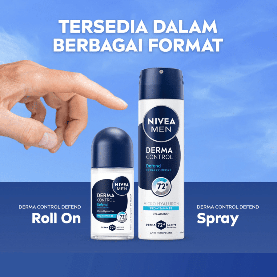 Nivea Men Derma Control Defend Deodorant Spray 150ml