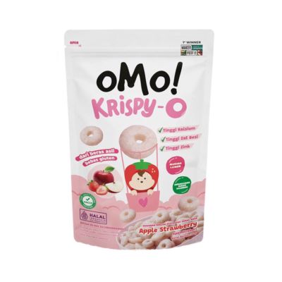 Omo! Krispy - O Apple Strawberry Snack Bayi