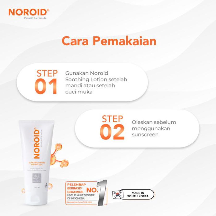 Noroid Soothing Lotion Pelembab Kulit Kering/Pelidung Kulit 200ml