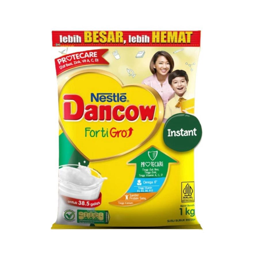Dancow Fortigro Susu Bubuk Pouch 1000gram