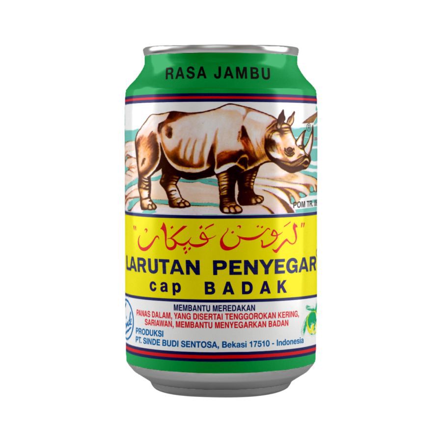 Larutan Penyegar Cap Badak Rasa Jambu Can 320ml