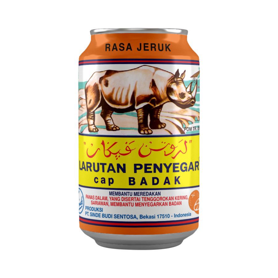 Larutan Penyegar Cap Badak Rasa Jeruk Can 320ml