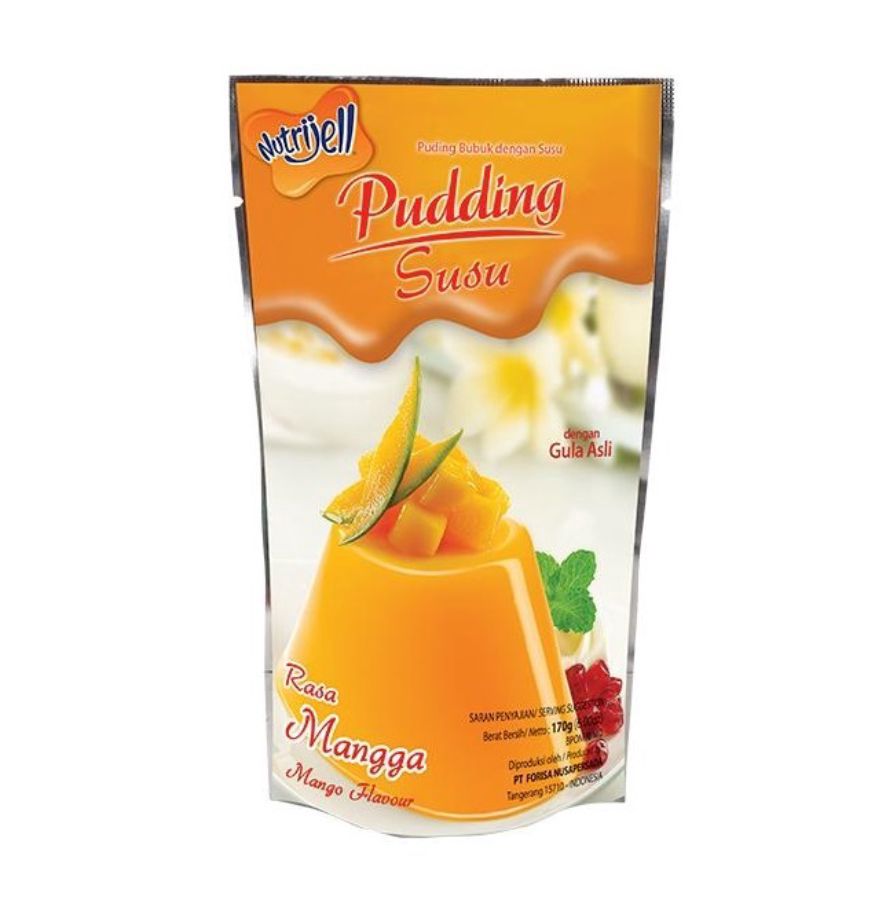 Nutrijell Pudding Susu Bubuk Rasa Mangga 170gram