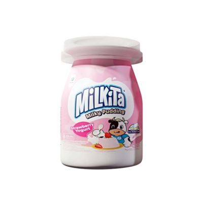 Milkita Milky Pudding Strawberry Yoghurt Flavor