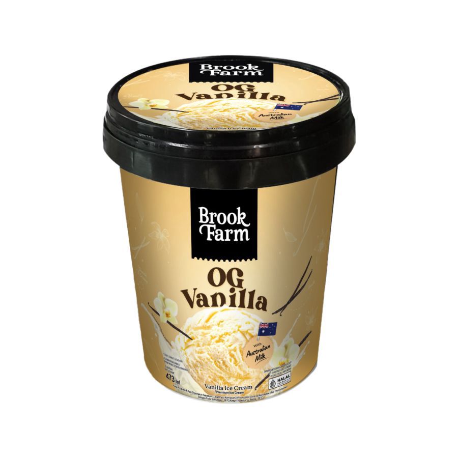 Brookfarm OG Vanilla Ice Cream 473ml