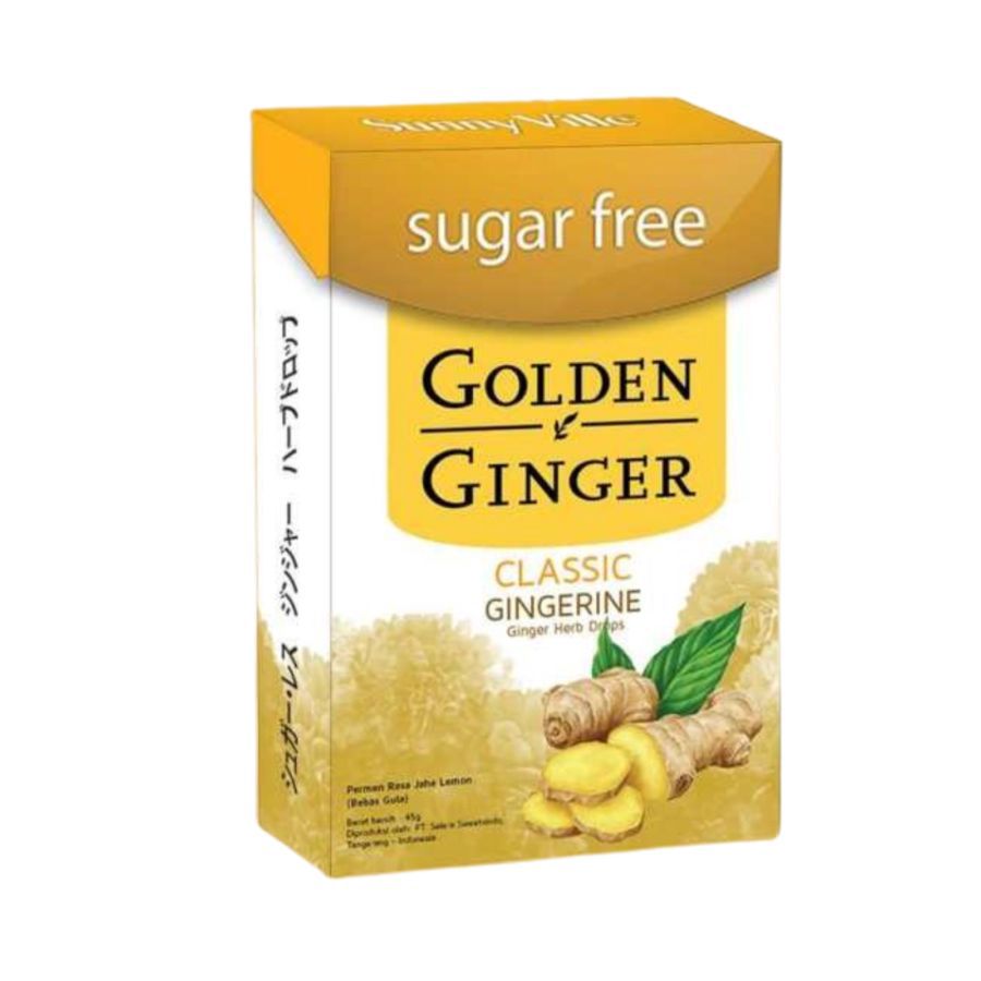 Golden Ginger Classic Gingerine Sugar Free Fliptop 45gram