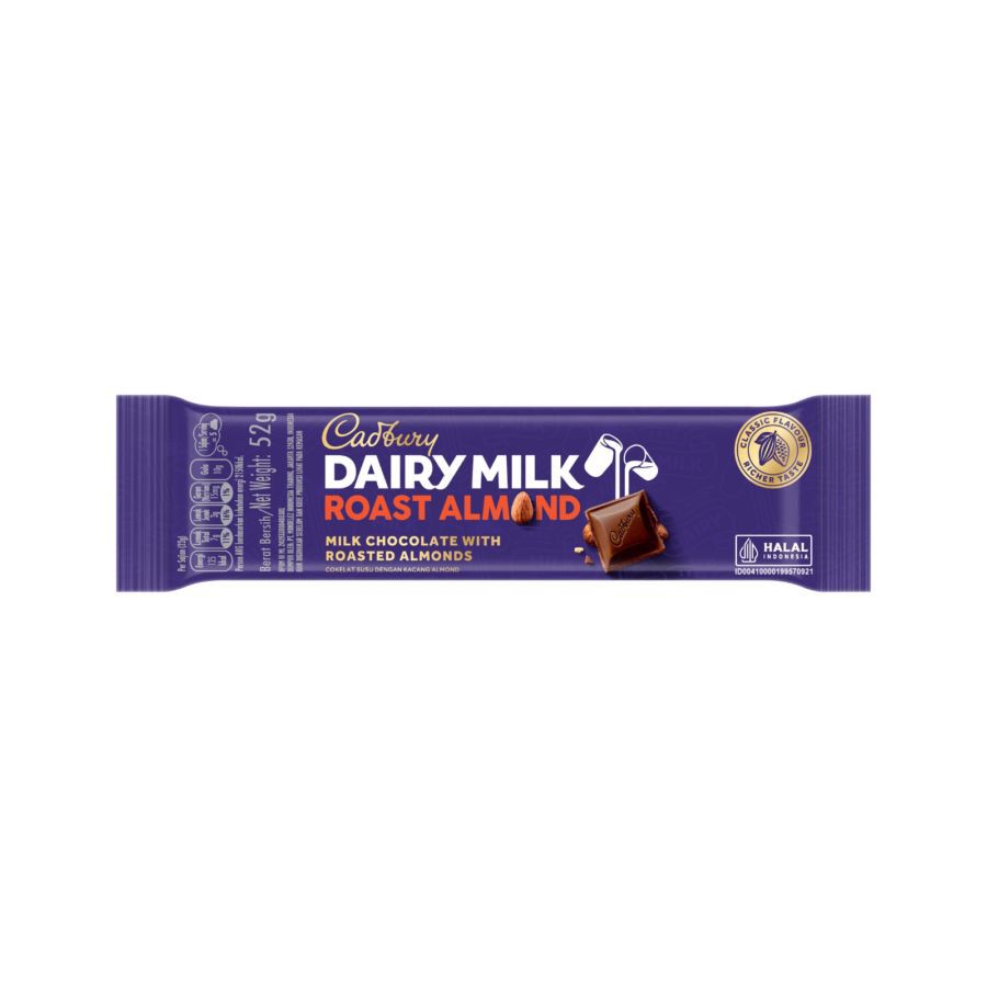 Cadbury Dairy Milk Roast Almond 52gram
