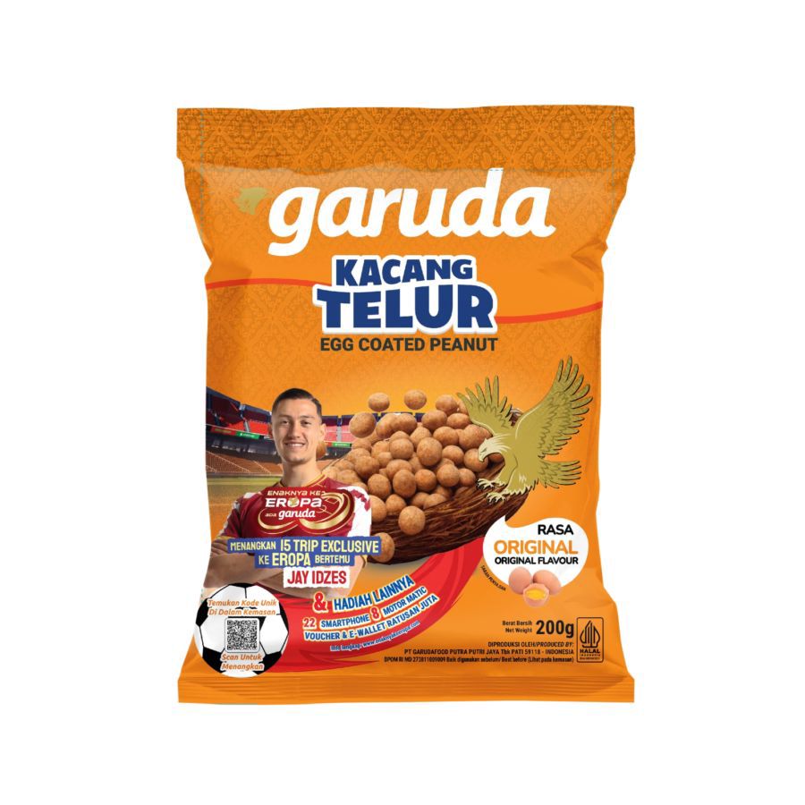 Garuda Kacang Telur Rasa Original 200gram