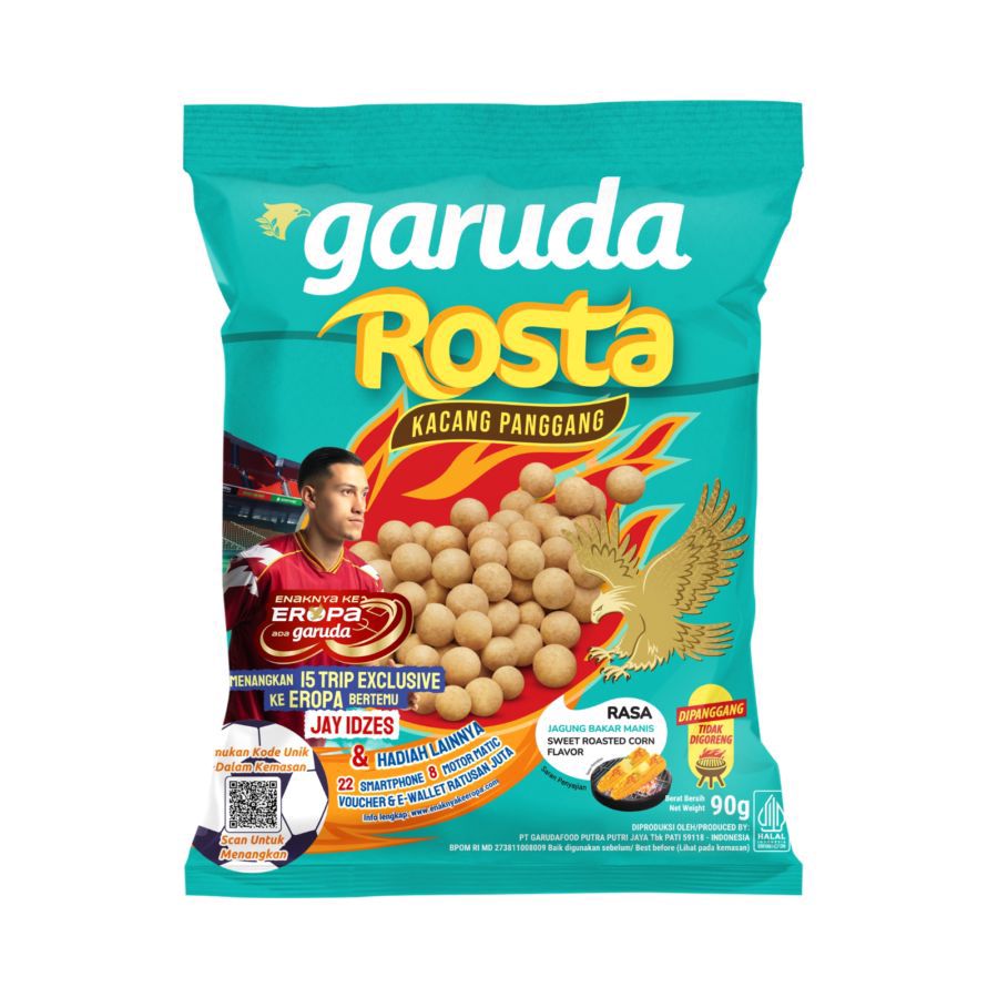 Garuda Rosta Kacang Panggang Jagung Bakar Manis 95gram 95gram