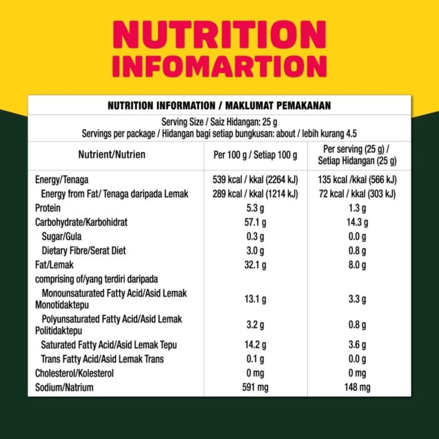 Pringles Nori Seaweed Burst 42gram