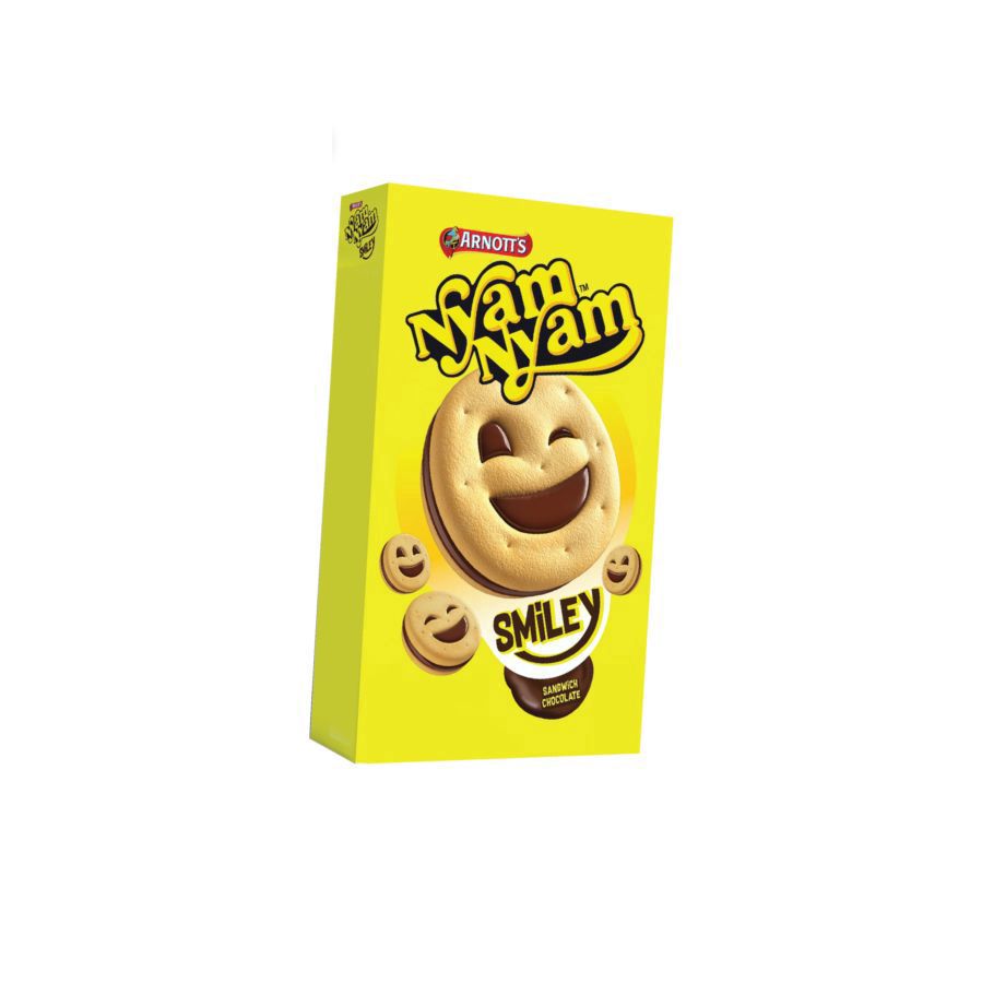 Nyam Nyam Smiley Sandwich Chocolate 45gram