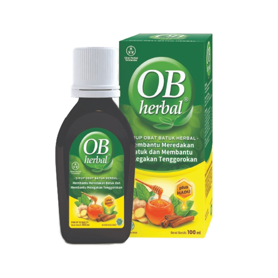 OB Herbal Plus Madu Sirup Obat Batuk Herbal 100ml