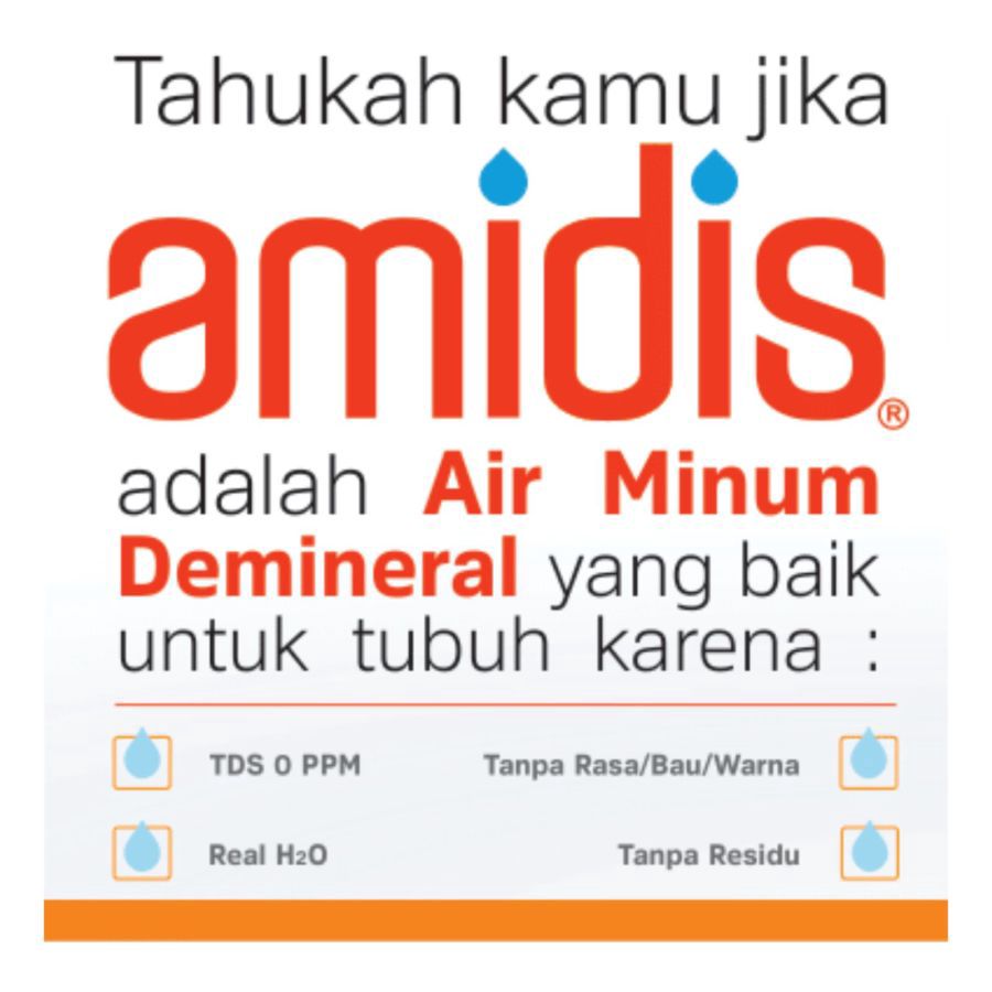 Amidis Distilled Air Mineral Botol 1500ml