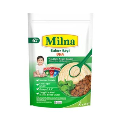 Milna Bubur Bayi Tim Hati Ayam & Bayam 6+ Bulan